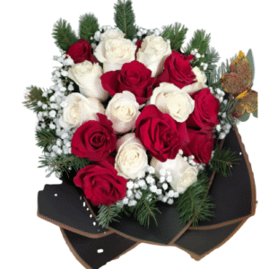 Ramo de 15 Rosas Bicolor