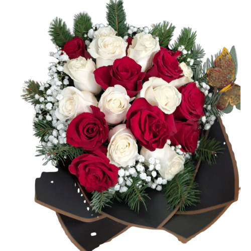 Ramo de 15 Rosas Bicolor