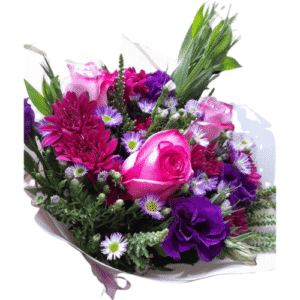 Ramo mixto tonos violetas