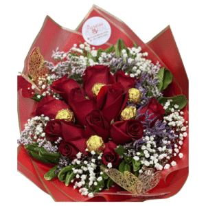 Ramo de Rosas y Bombones