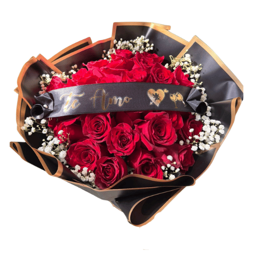 Ramo Pasión con cinta