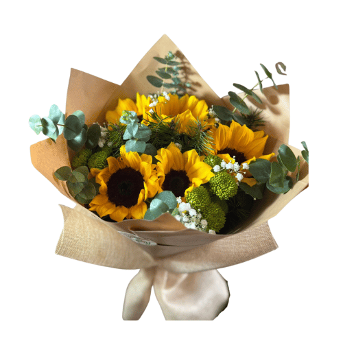 Ramo de 5 Girasoles