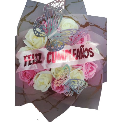 Ramo Preservado Feliz Cumpleaños