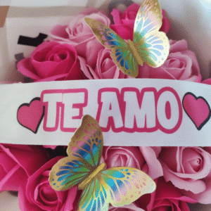 Ramo Preservado Rosado "Te amo"