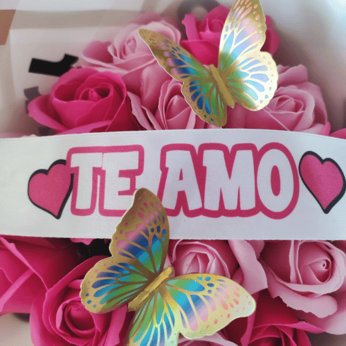 Ramo Preservado Rosado "Te amo"