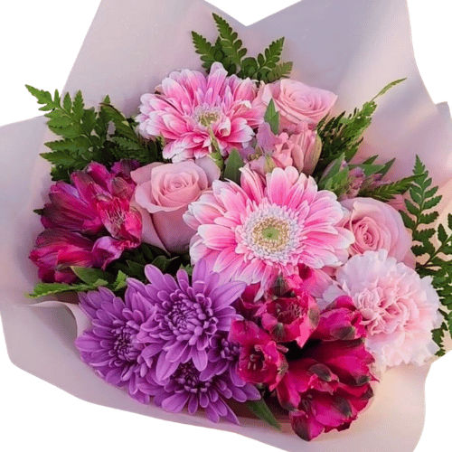 Ramo Mixta de Flores Rosadas