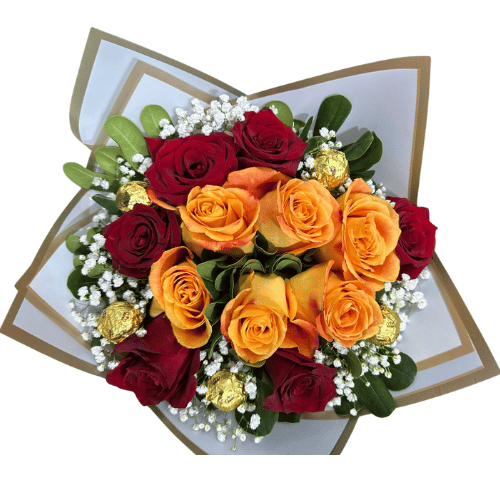 Ramo de Rosas Dos Colores