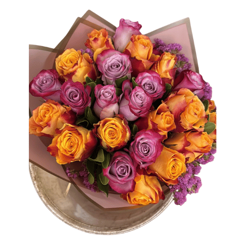 Ramo de Rosas en Dos Colores