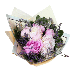 Ramo de Peonía y Lavanda